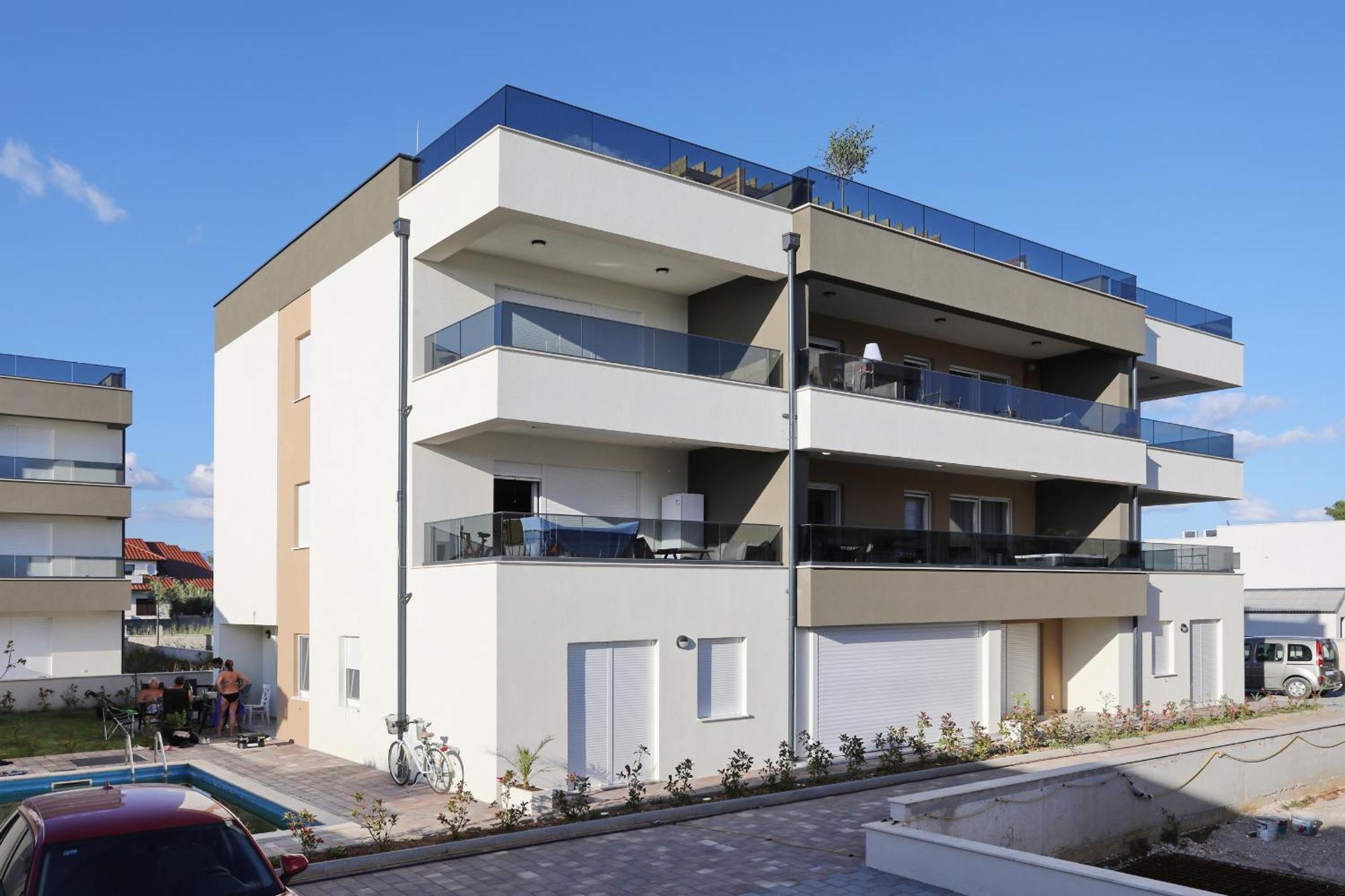 Apartment Relex With Pool & Jacuzzi Privlaka  Buitenkant foto